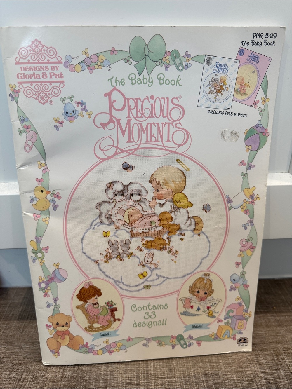Vintage 1999 The baby Precious Moments cross stitch pattern book